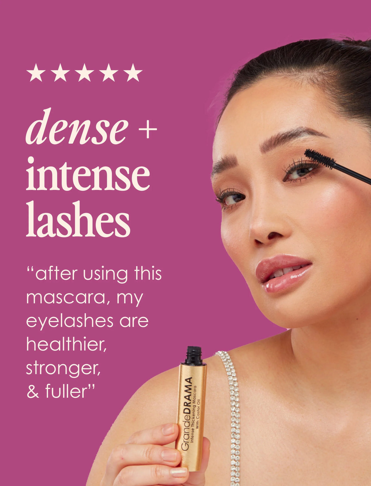 GrandeDRAMA Intense Thickening Mascara with Castor Oil