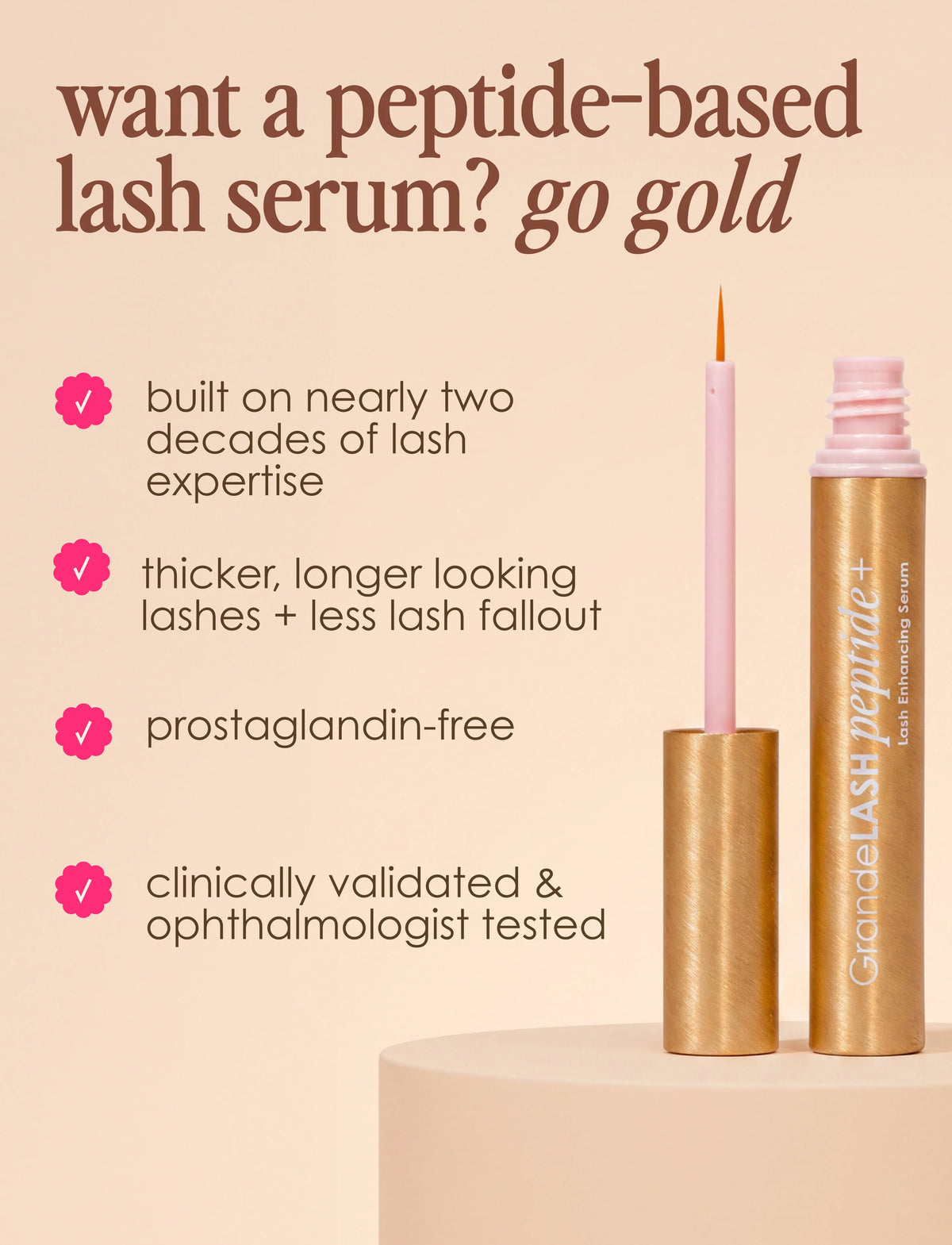 GrandeLASH Peptide+ Lash Enhancing Serum