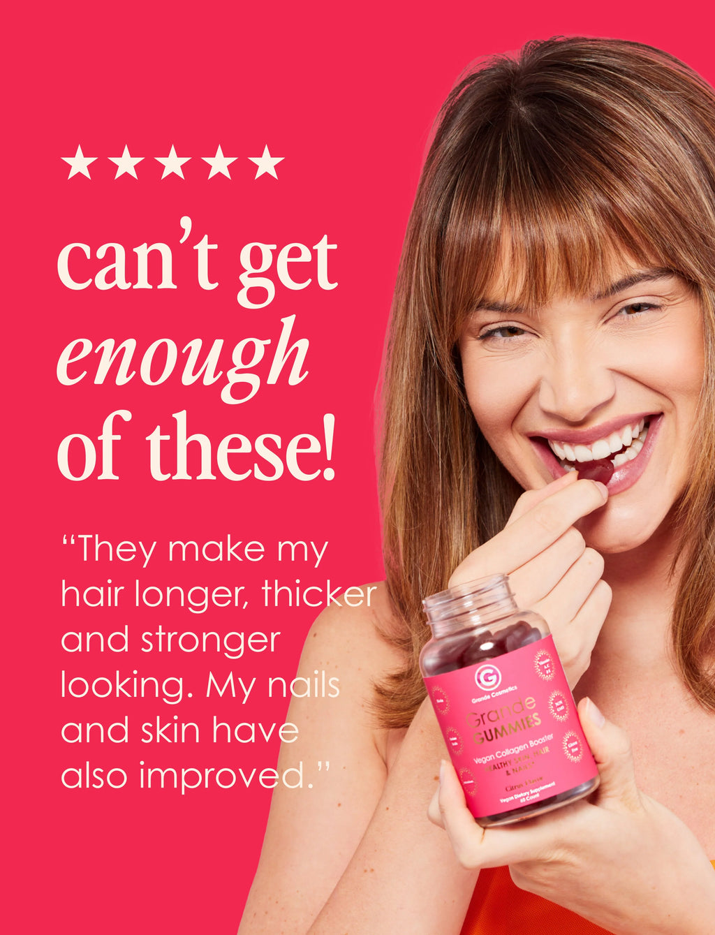 GrandeGUMMIES Vegan Collagen Booster Gummy