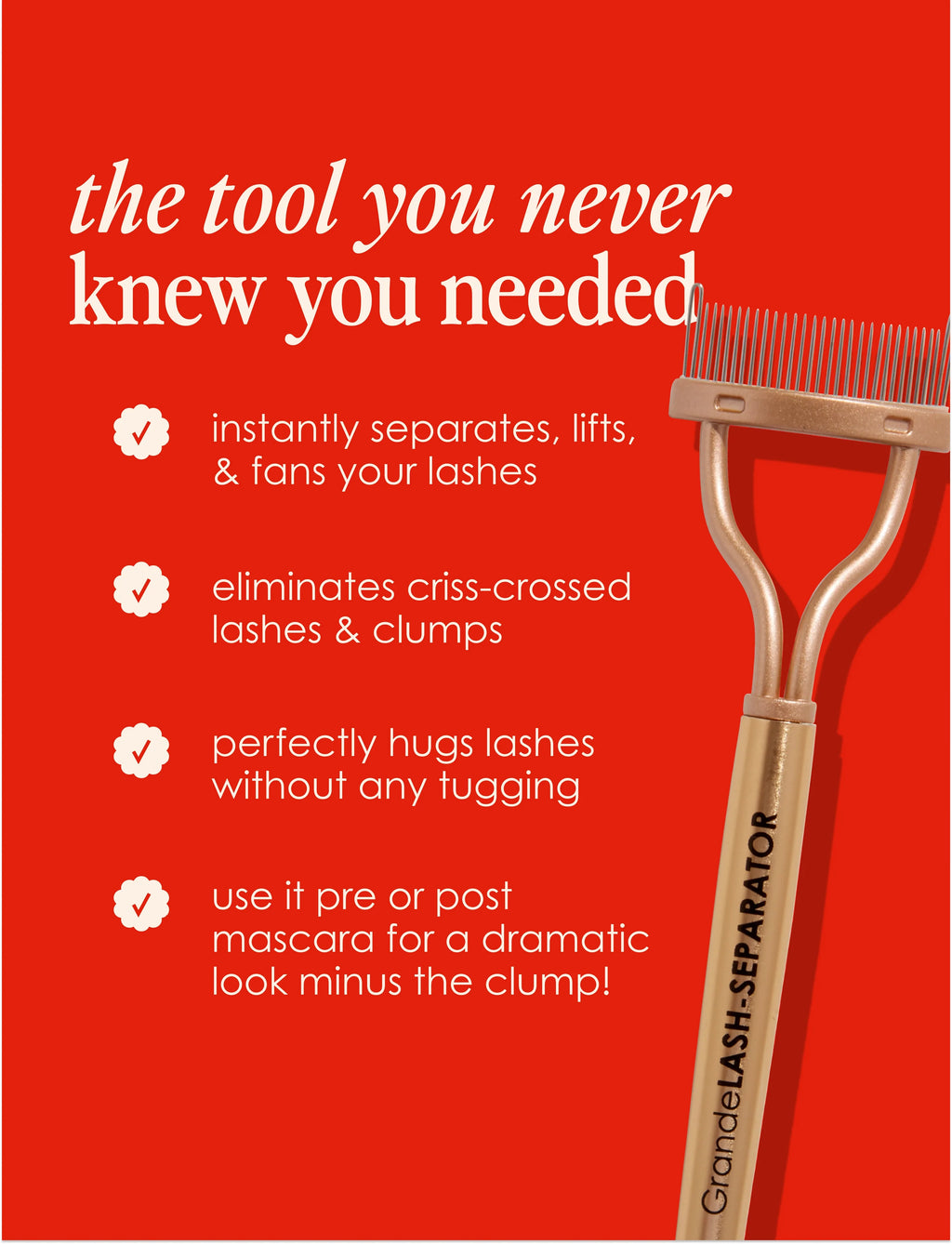 GrandeLASH-SEPARATOR Lash Separating Comb