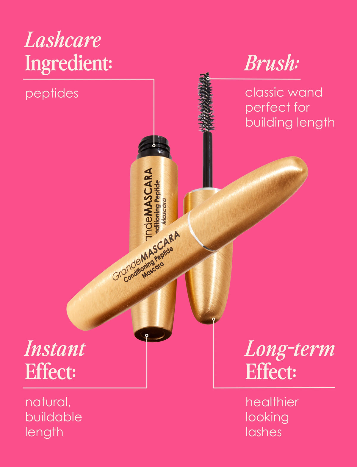 GrandeMASCARA Conditioning Peptide Mascara