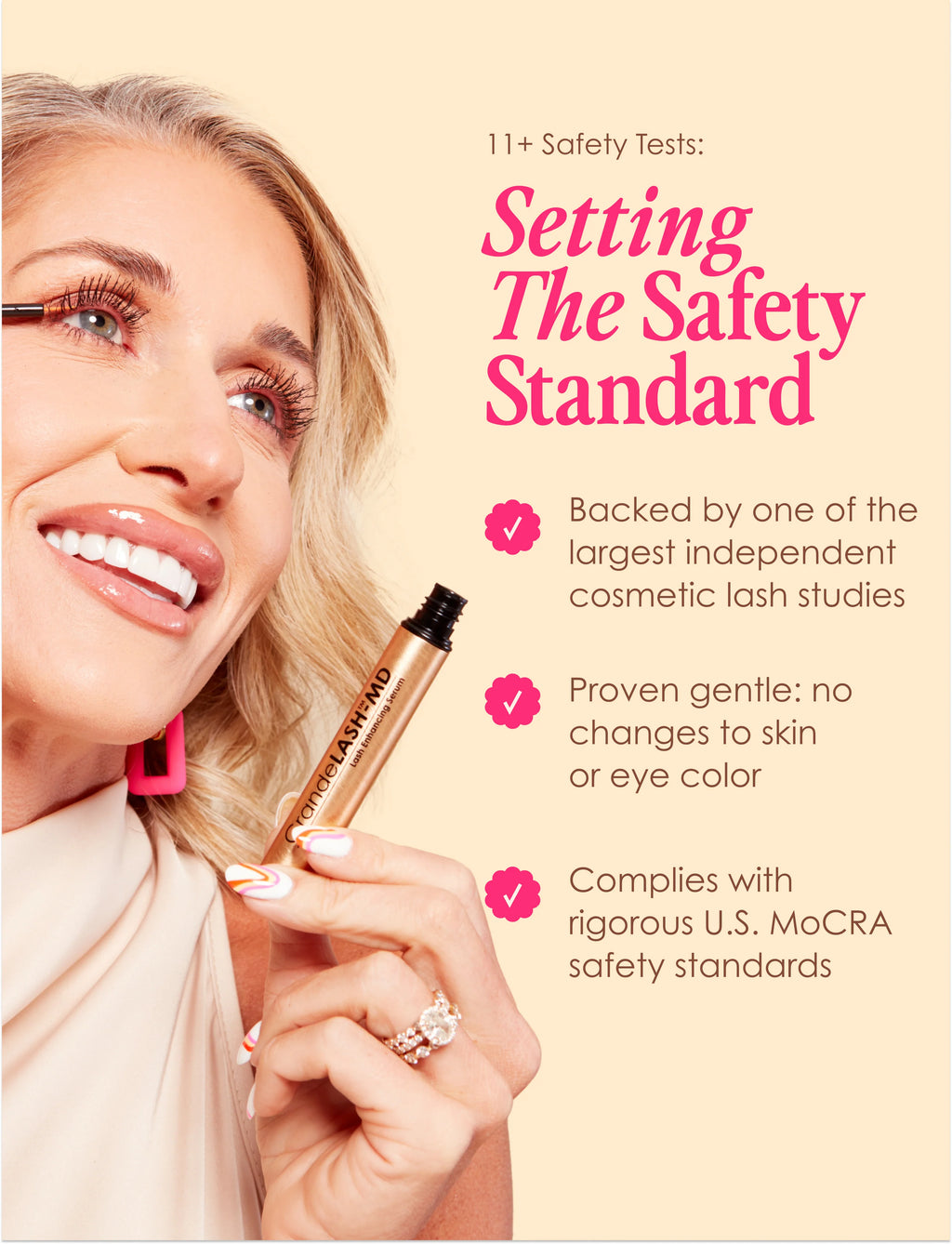 Travel Size GrandeLASH-MD Lash Enhancing Serum, 6 Week Supply